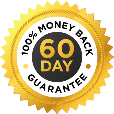 LipoVive™ 100% 60-days money back guarantee